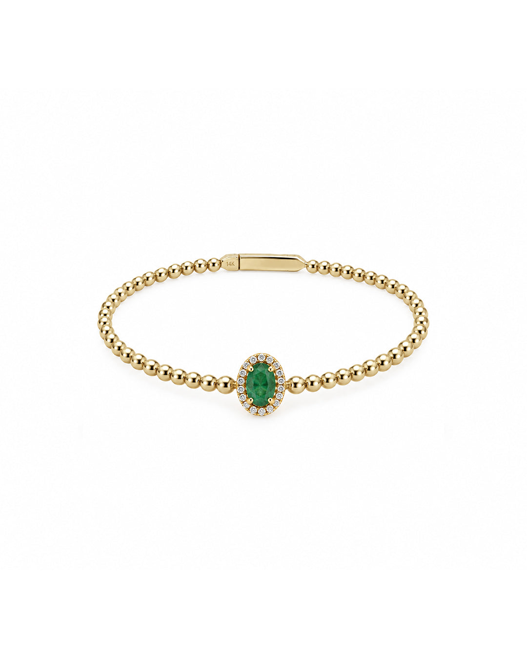 Pulsera Olivia Esmeralda Halo