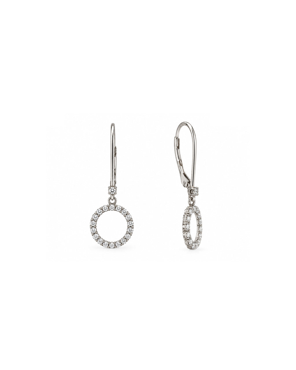 Aretes Halo Drop