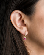 Aretes Rubí Rosée