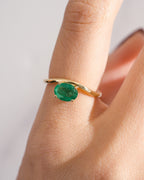 Anillo Esmeralda Vela
