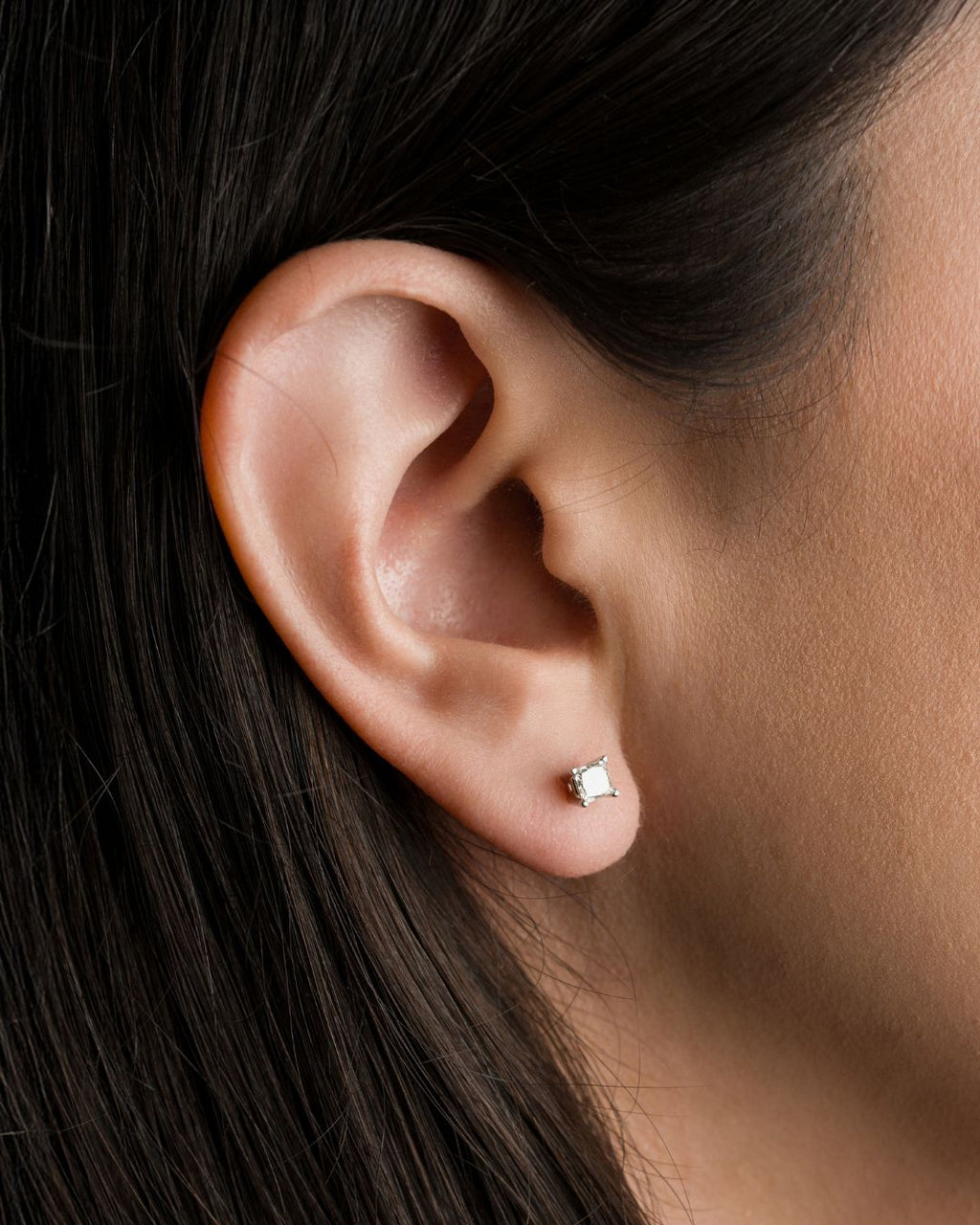 Aretes Lab Diamonds Corte Princesa 1.05ct
