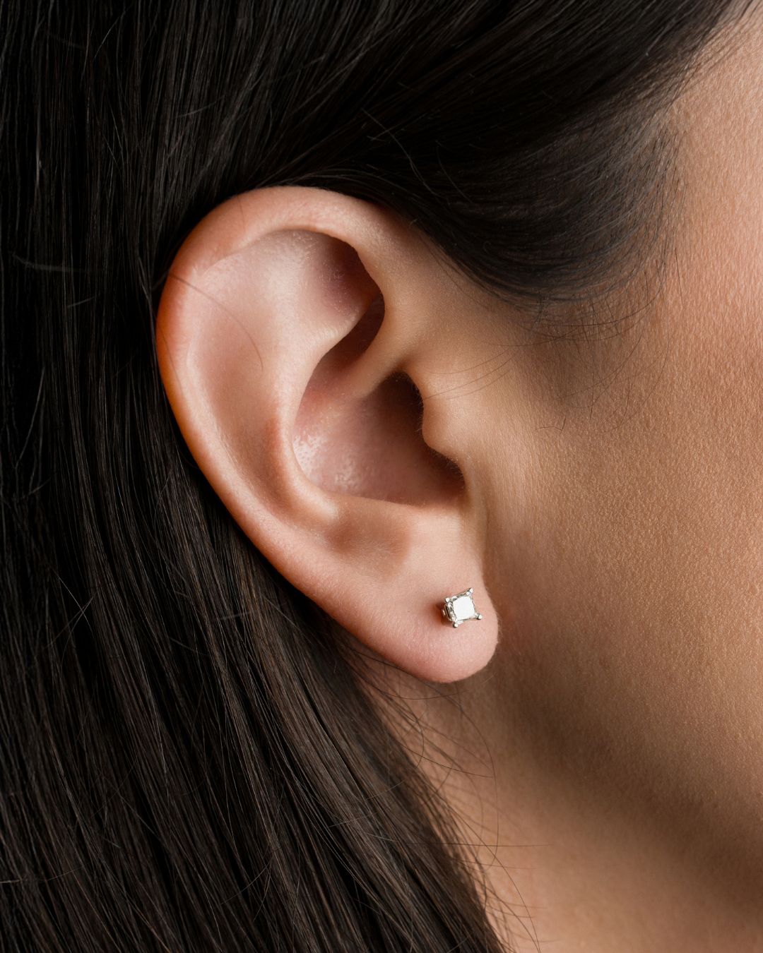 Aretes Lab Diamonds Corte Princesa 1.05ct