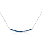 Collar Barra de Zafiros