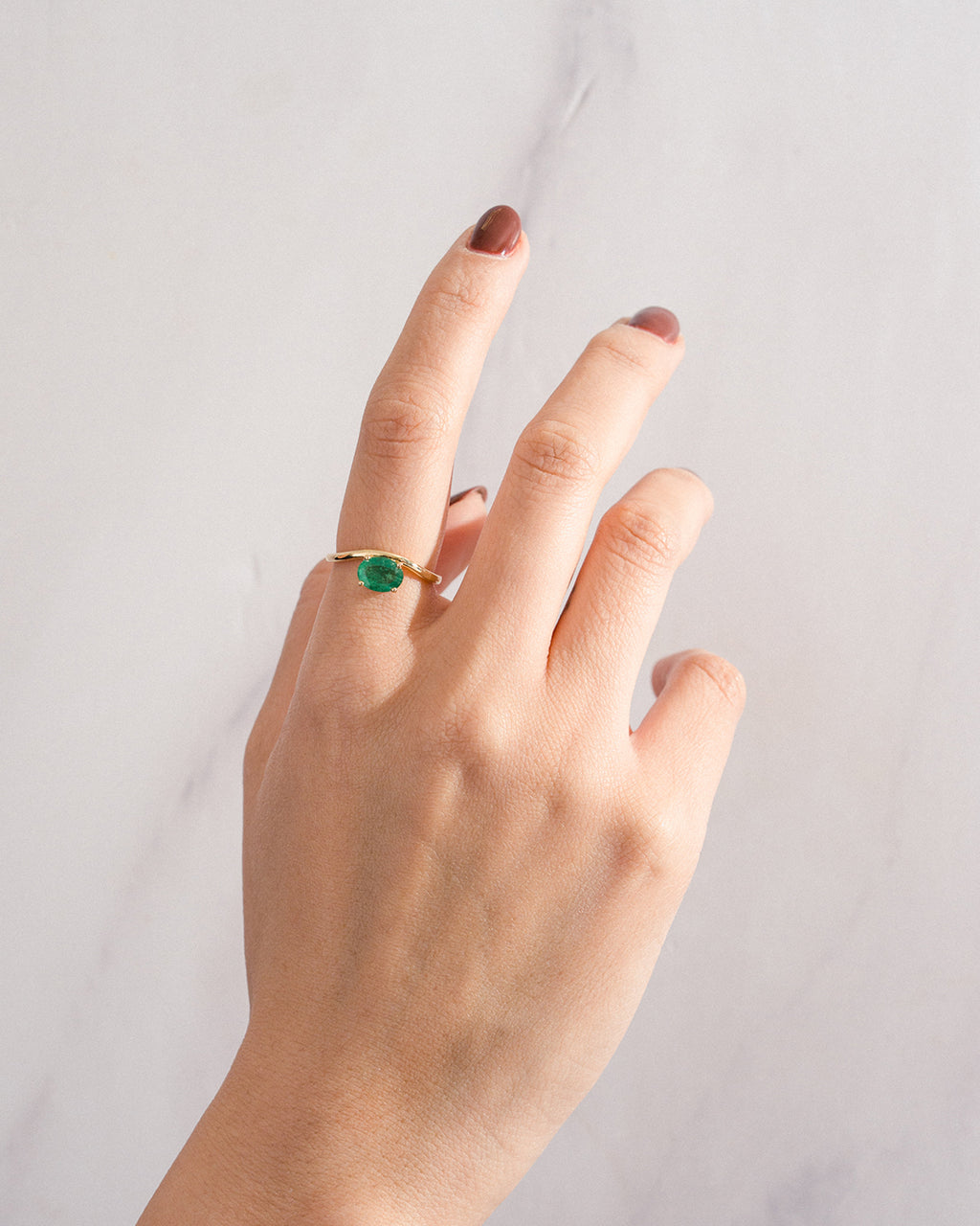 Anillo Esmeralda Vela