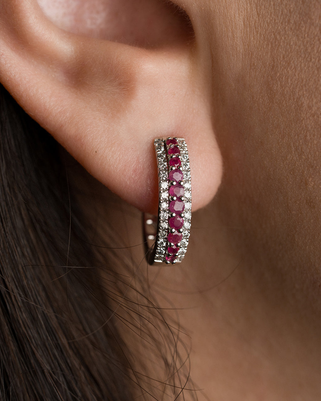 Arracadas Ruby Line