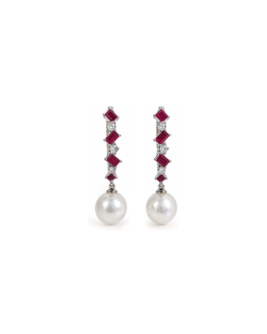 Aretes Rubelle Perlas