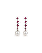 Aretes Rubelle Perlas