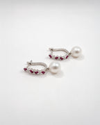 Aretes Rubelle Perlas