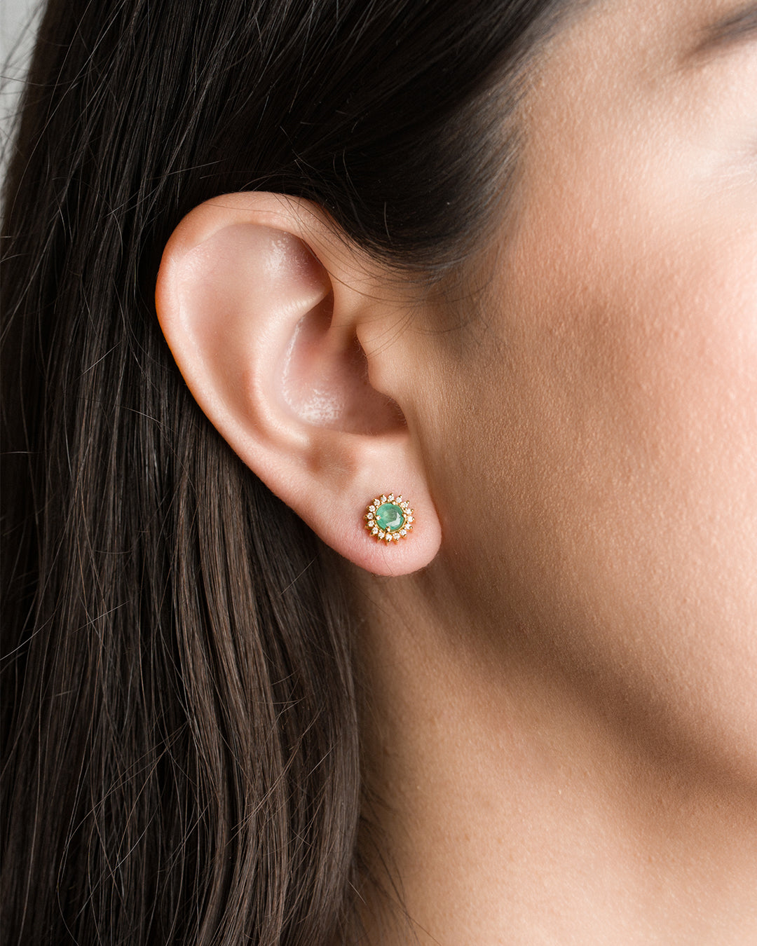 Aretes Verdi Esmeralda