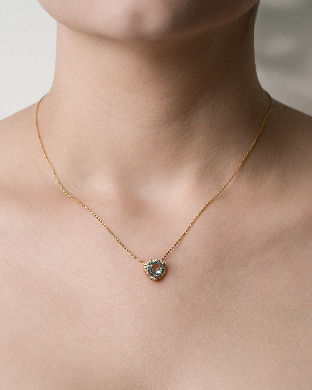 Collar Marée Aguamarina