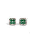 Aretes Esmeralda Clover