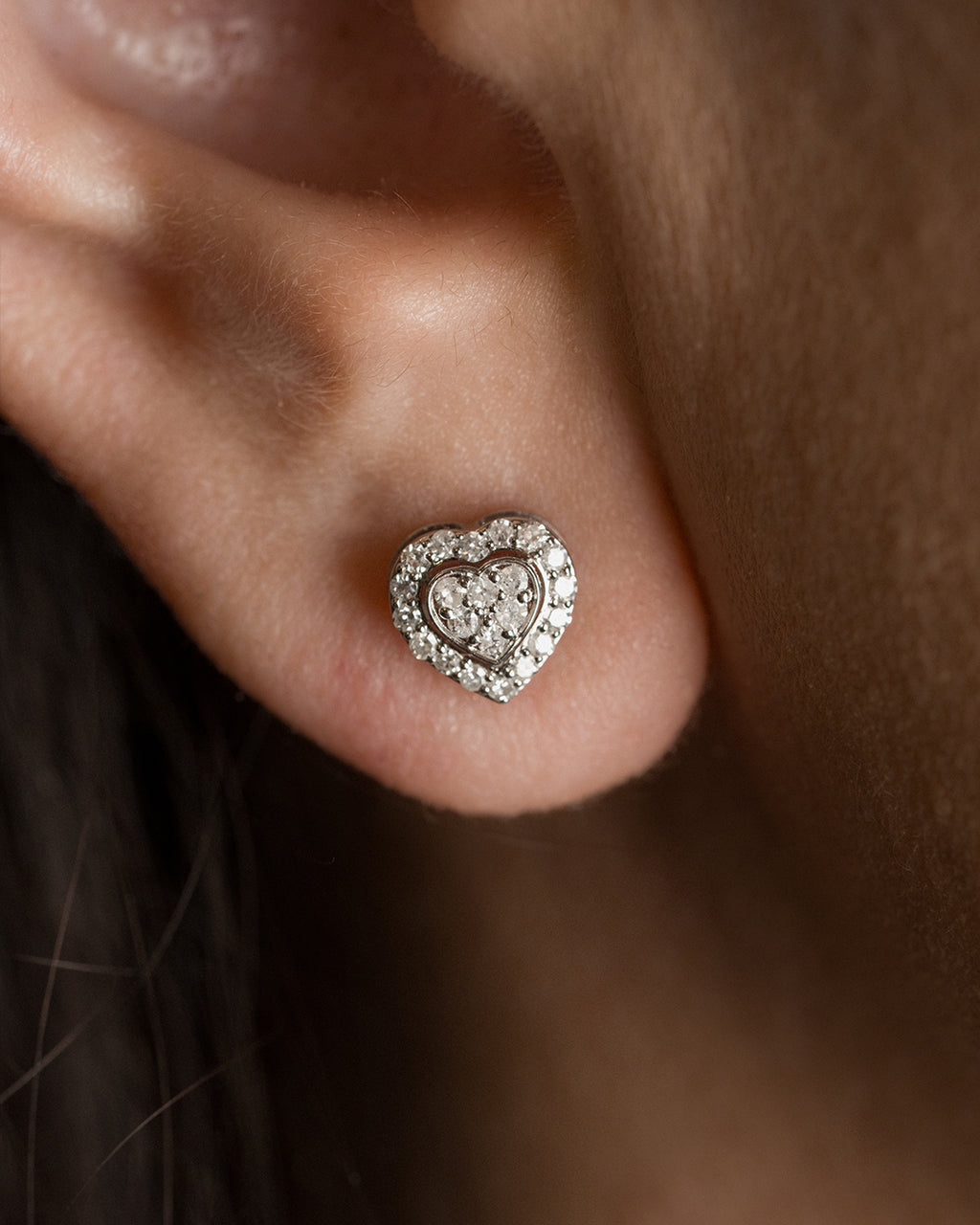 Aretes Amour Diamantes