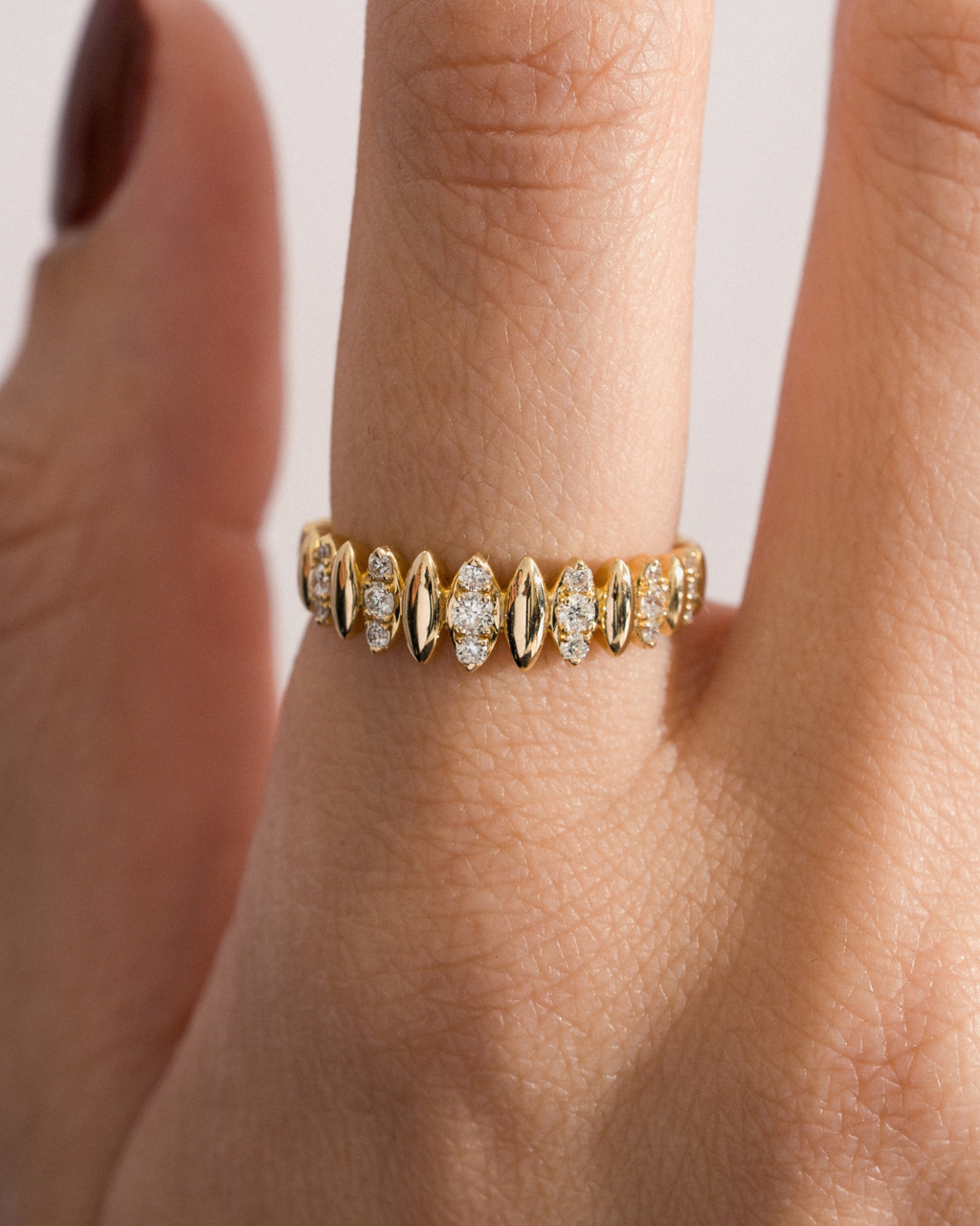 Marquise Diamond Band
