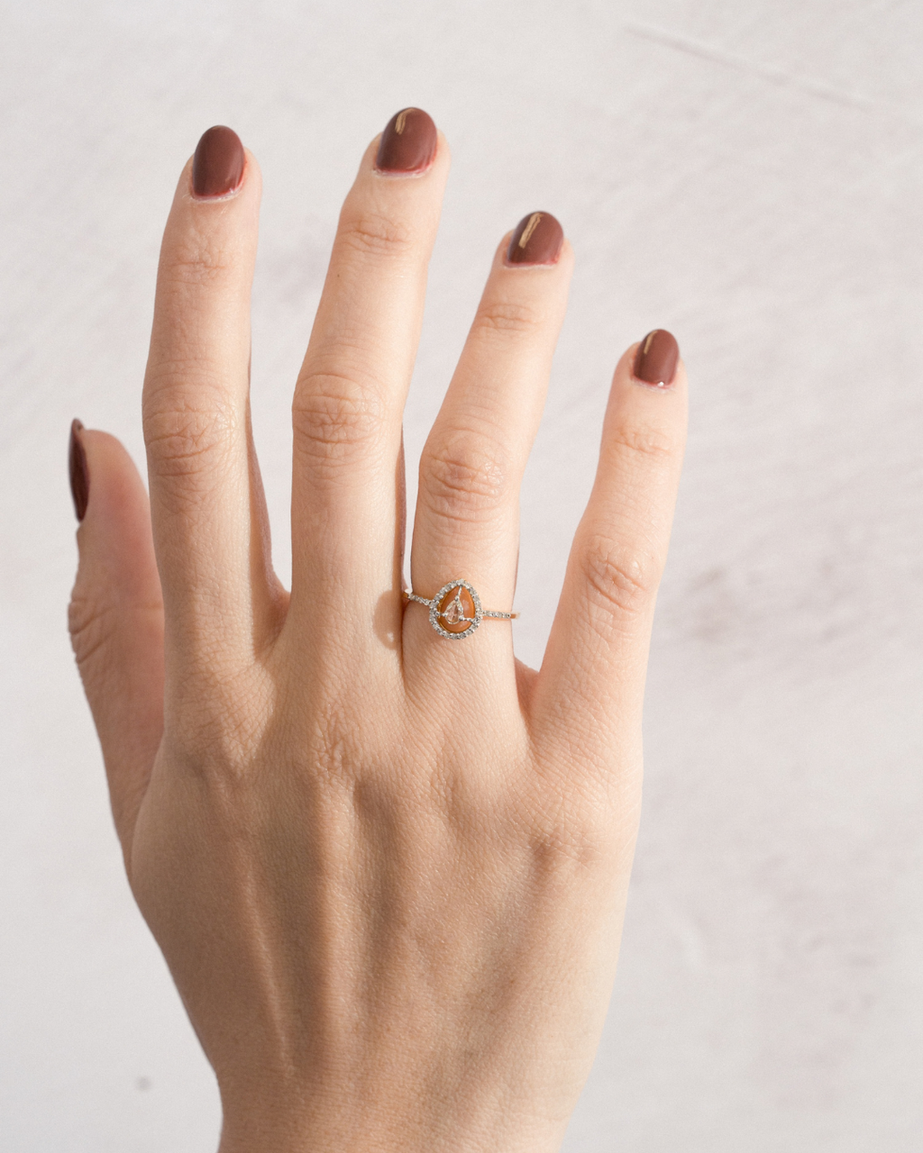 Rose Cut Diamond Ring