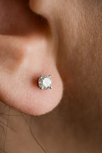 Aretes corte redondo lab diamond